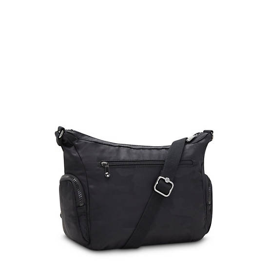 Sacs Crossbody Kipling Gabbie Small Noir Camouflage | FR 2076WN